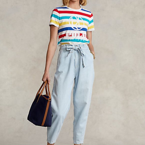 Polo Ralph Lauren Belted Tapered Jeans - Picture 2 of 13